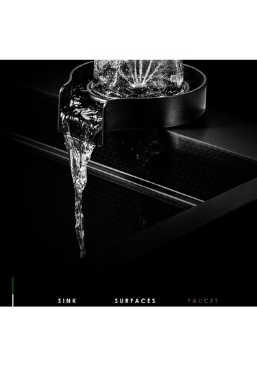 Nefa Yapı Yeni Teknolojik Yağmurlama,kesme Tahtası,bıçaklık,2 Tepsi Ankastre Evye Seti Antrasit Diğer