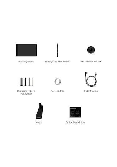 Huıon Inspiroy Giano G930L 13.6" Kablosuz Grafik Çizim Tableti