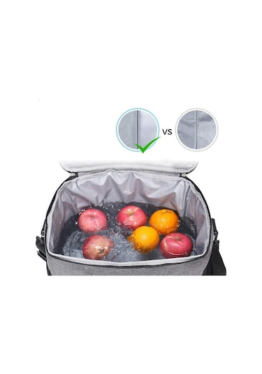 Erkekler Ve Kadınlar İçin Yalıtımlı Öğle Yemeği Çantası, Isı Yalıtımlı Sızdırmaz Astar, Kolay Taşıma İçin Ayarlanabilir Omuz Askısı, Ofis Çalışmaları İçin Büyük Kapasite --