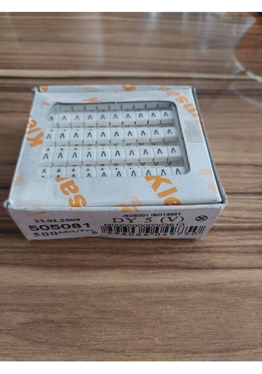 Klemsan 5x5 Baskılı etiket V