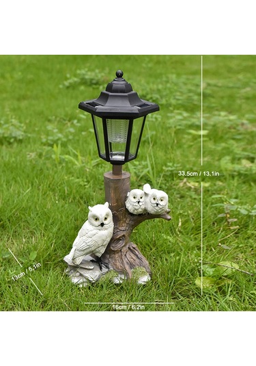 Homyl Güneş Bahçe Heykeli Işık, Heykelcik Gece Lambası Çok Renkli