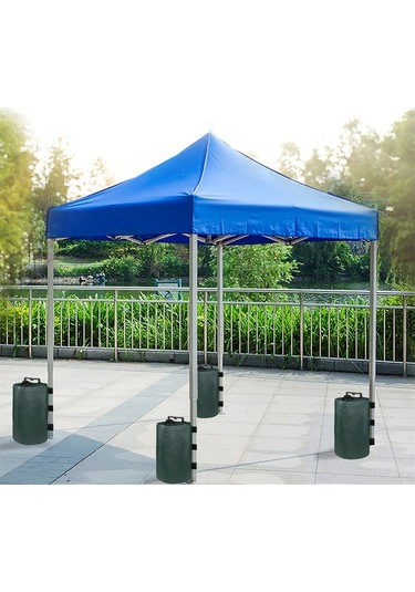 Artfulabode Yeşil Torbası Torbaları Su Su Su Pvc Pop-up Kum Kapalı Kanopi, Kanopi Kanopi İçin Hizmet Geçirmez Gazebo Çadır, Ağırlıkları Ağırlık Ağır 10l Ch Yeşil