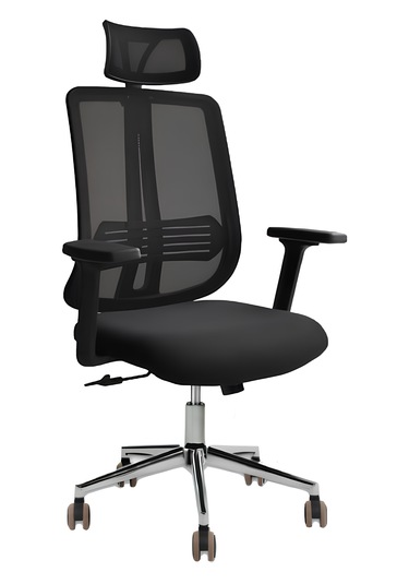 Hunt Mobilya Zapal Siyah Fileli Ofis Makam Koltuğu