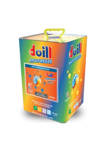 Doill -39 / -40 Derece Hazır Karışım 15 Kilogram Kırmızı Organik Antifriz - G12