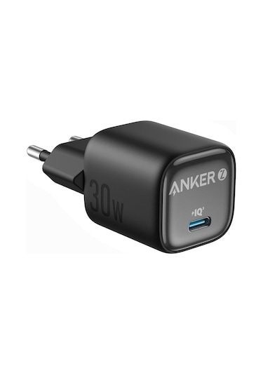 Anker Nano Usb C Gan 30w, Pd 3.0 Pps Hızlı Şarj Cihazı Siyah - A2698