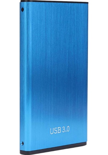 Mufunye Alüminyum Usb 3.0 Sata Disk Kutusu 2.5 İnç Ssd Ve Sabit Disk Desteği 5gbps Hızlı Veri Transferi Plug & Play Mavi
