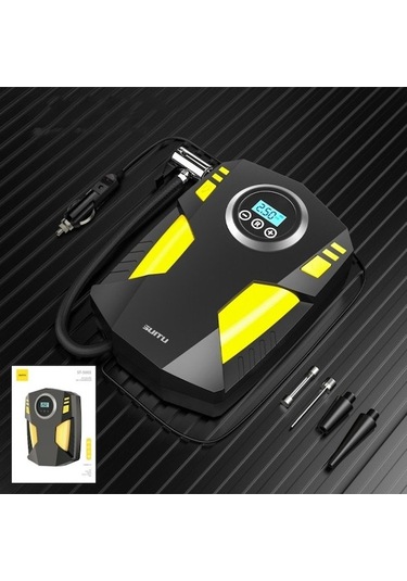 Mufunye 12v Araç Lastik Pompa, Akıllı Sayısal Göstergeli, Otomatik Şarj Cihazı - St-5002 Sürüş Yolu Paketi