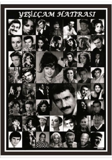 70Cmx100Cm Yeşilçam Ünlüleri Poster Tablo
