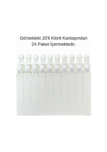 Dorsh Toplam 280 Adet Kibrit Kan Taşı 20x24'lü Paket