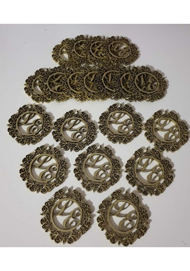 Hdrlazerdizayn Ahşap Mühür (10 Adet)