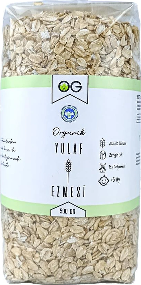 Organik Yulaf Ezmesi Ve Organik Yulaf Unu Seti 500 G