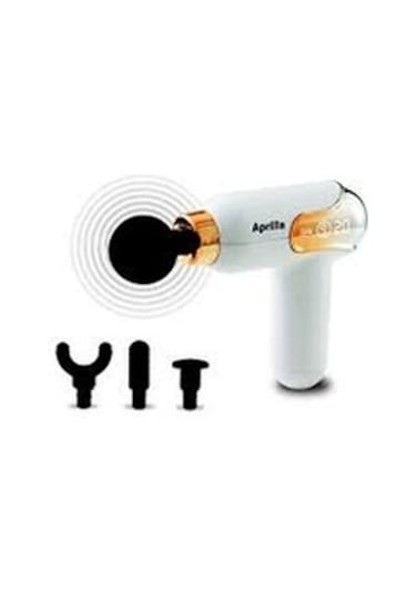 Aprilla Afm-2892 4 Başlıklı Şarjlı Sporcu Masaj Aleti Beyaz