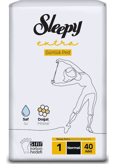 Sleepy Extra Ultra İnce Günlük Ped Normal Ped 40 Adet