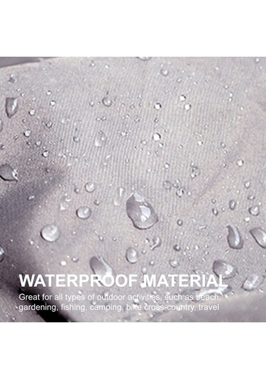 Pazly Çıkarılabilir Yüz-boyun Kapağı Olan Geniş Kenarlı Balıkçı Şapkası, Yaz Güneş Koruması, Erkek/kadın, Koyu Gri Koyu Gri