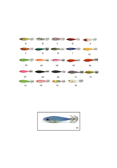 Captain 3007 Kalamar Zokası 6cm Metsuki Squid