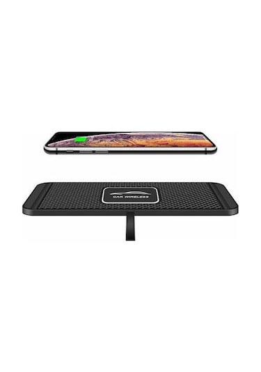 Polham 15w Ultra Hızlı Usb Girişli Masaüstü Kablosuz Şarj Aleti,şarj Pedi, Kaydırmaz Kablosuz Şarj