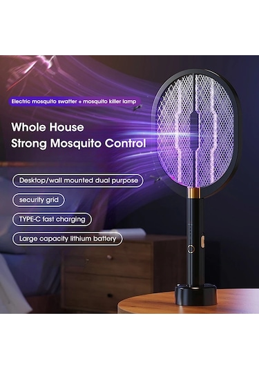 3000v Sivrisinek Katili Anti Sivrisinekler Elektrikli Usb Katil Raket Fly Standard Version