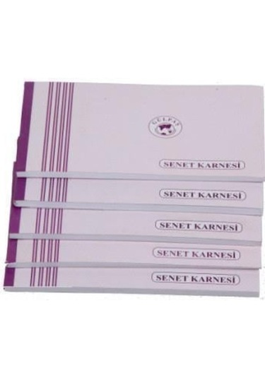 Senet Karnesi Karton Kapaklı 50 Yaprak