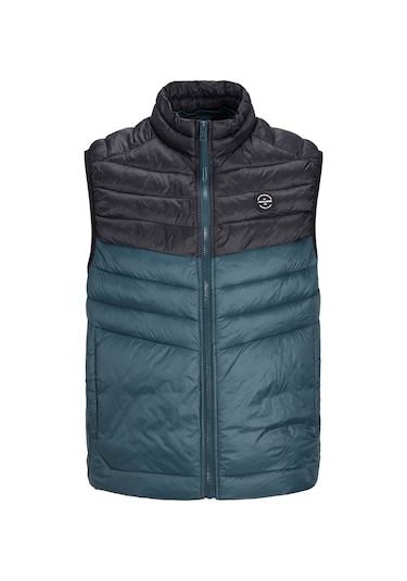 Jack & Jones Erkek Yelek Siyah-mavi 12258457 Jjesprınt Bodywarmer 25kw21000447 W212216