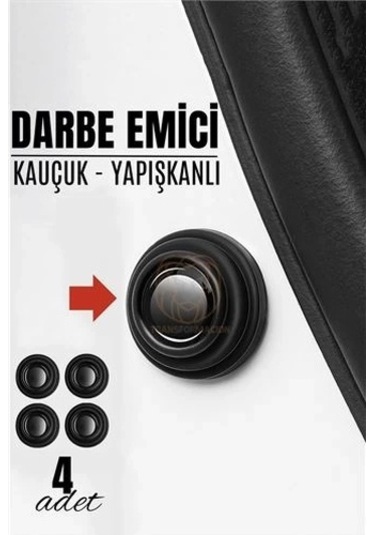 Kapı Bagaj Kaput Ses Darbe Emici Kauçuk Conta 4 Adet
