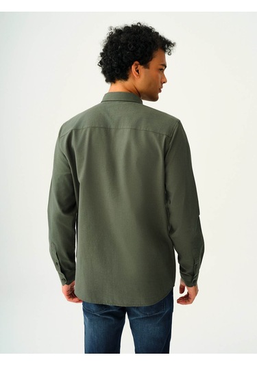 Loft Regular Fit Açık Haki Erkek Gömlek Lf2037403 Açık Haki