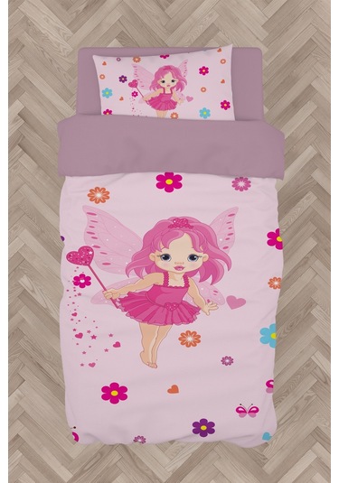 Mekta Home Bebek Ve Çocuk Odası Peri Kız Desenli Nevresim Takımı