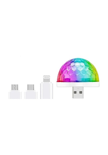 Mini Disko Topu Işığı Usb, Disko Topu Led Parti Lambası, Ses Kontrolü, Disko Parti Işığı, Müzik Kontrollü Disko Işığı Efektleri, Çocuklar İçin Disko Işığı Diğer