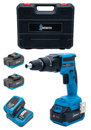 Börth DSG-B0118 Akülü Alçıpan Vidalama Mavi
