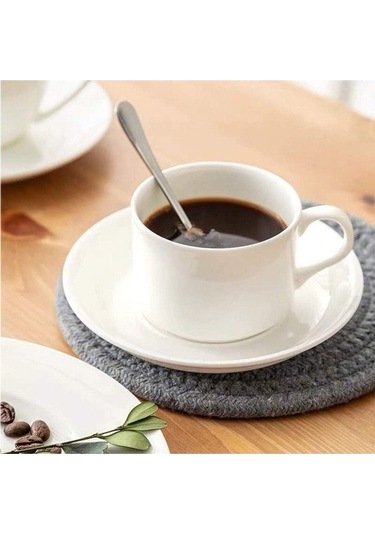 Fortunelane 6 Adet Paslanmaz Çelik Küçük Kaşıklar - 4.7 İnç Yansıtıcı Türk Kahvesi Ve Tatlı Kaşıklar Gümüş Renk Gümüş