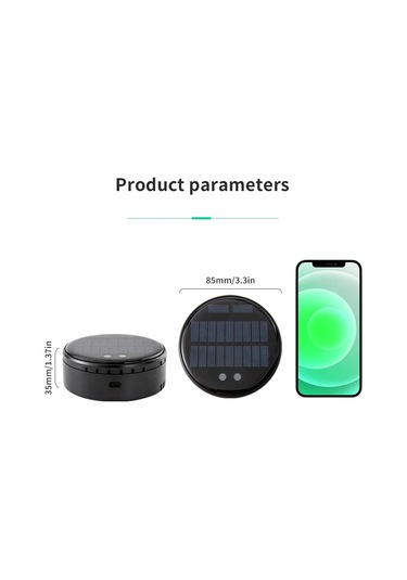 Solar/usb Araç Hava Temizleme Cihazı Otomatik Temizleme Koku 1 Adet