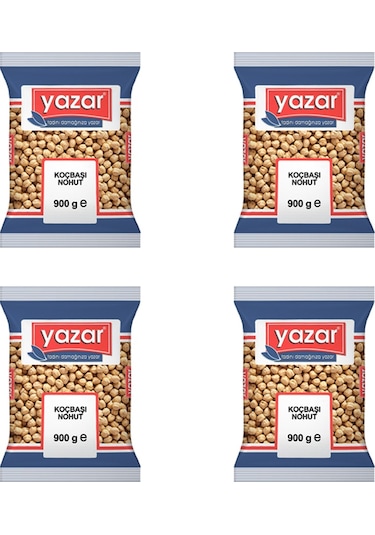 Yazar Koçbaşı Nohut 4 x 900 G