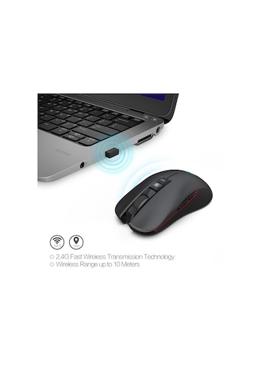 Hxsj T30 Kablosuz Optik Oyuncu Mouse