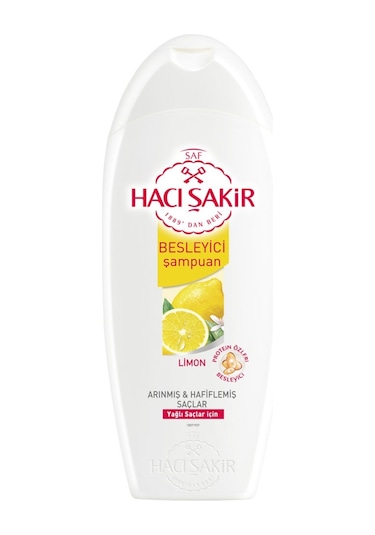 Hacı Şakir Limon Yağlı Saçlar için Şampuan 500 ML