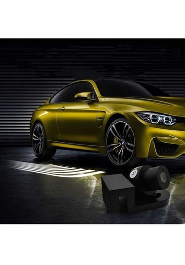 Wondernest 2 Adet Dc 8-36v Hayalet Gölge Melek Kanat Projeksiyon Lamba Araç Kapı Led Karşılama Işığı Beyaz Beyaz Işık