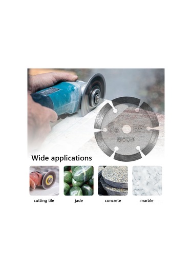 Wezone Mermer Kesici Diski 75mm 3 İnç - Minik Açı Grinder İçin - Çini, Mermer, Seramik, Beton Kesim - Dayanıklı Ve Kolay Kurulum
