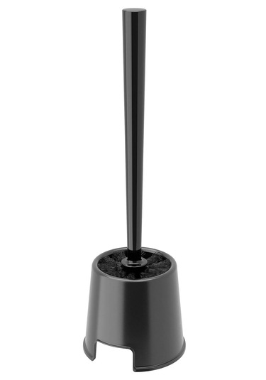 Saplı Tuvalet Fırçası Klozet Temizleme Ikea Plastik Fırça Siyah