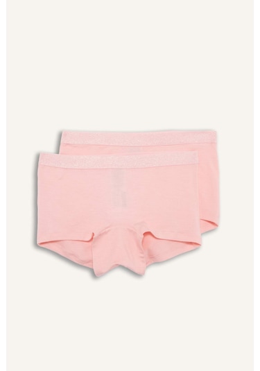 Defacto Kız Çocuk 2li Boxer G3638a825aupn238 Pembe