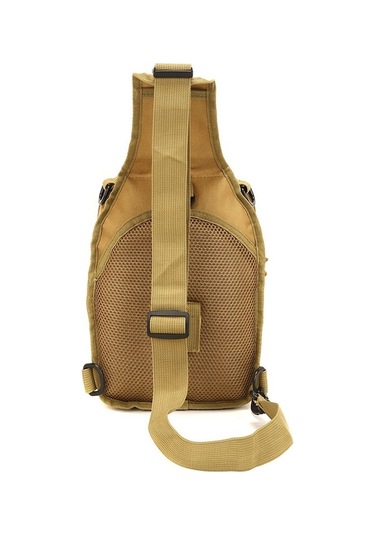 Maoyaya Taktik Göğüs Çantası Açık Kamuflaj Omuz Messenger Çanta Bel Çantası1 Siyah Siyah