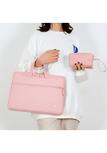 Çanta Laptop Çantası Güç Çantası İle İç Çanta, Boyut: 14 İnç Mavi Siya