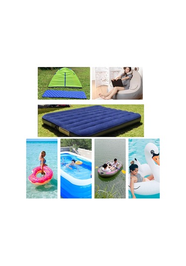 Yuntech01 Beyaz 1400mah Multifonksiyonel Elektrikli Hava Pompa: Şişirici, Vakum, Işık Ve Dışarıda Acil Şarj Cihazı Beyaz