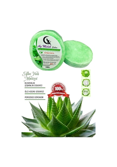 Aloe Vera Özlü Süngerli Doğal Güzellik Sabunu Cilt   Etkili Diğer