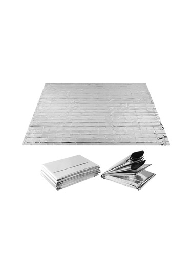 Homyl 6 Parça Hayatta Kalma Battaniyesi Kompakt Uzay 130x210cm Arjantin Gri