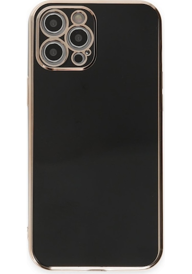 İphone 12 Pro Max Kılıf Luxury Seri Kamera Korumalı Silikon Kapak