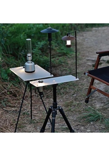 Pazly Katlanır Kamp Feneri Standı - Extensionrod Olmadan Direk Aksesuarı Çok Renkli