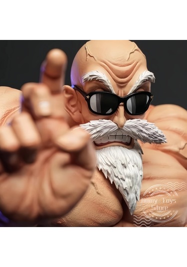 Conventions1 10 Cm Anime Dragon Topu Figürü Gk Kas Usta Roshi