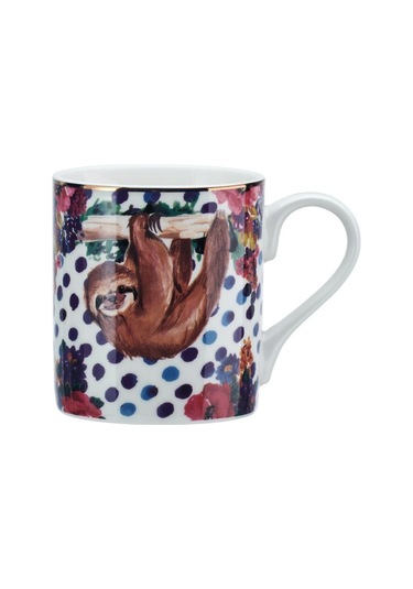 Mikasa Wild At Heart Fine China 280 Ml Kupa Tembel Hayvan Kırmızı