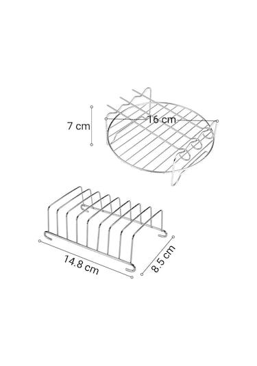Philips Essential Airfryer - 4,1 L, Hd9252/90 İle Uyumlu Izgara Teli ,ekmek Kızartma