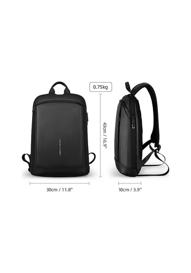 Electronıc Outlet Slim Sırt Ryden Ryden Mr-9813 Mark Mark Laptop Erkek Çantası Fh 03