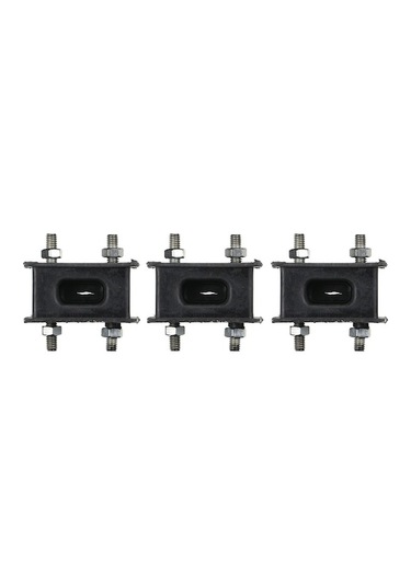 3 Adet Lastik Egzos Montajı, Landcruiser 40-100 Serisi İçin Titreşim Dirençli, Tam Uyumlu Değiştirme Parçası