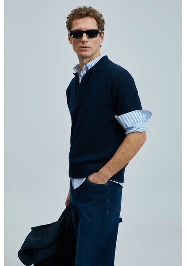 Lufian Erkek Fresh Kazak 111090122 Lacivert Lacivert